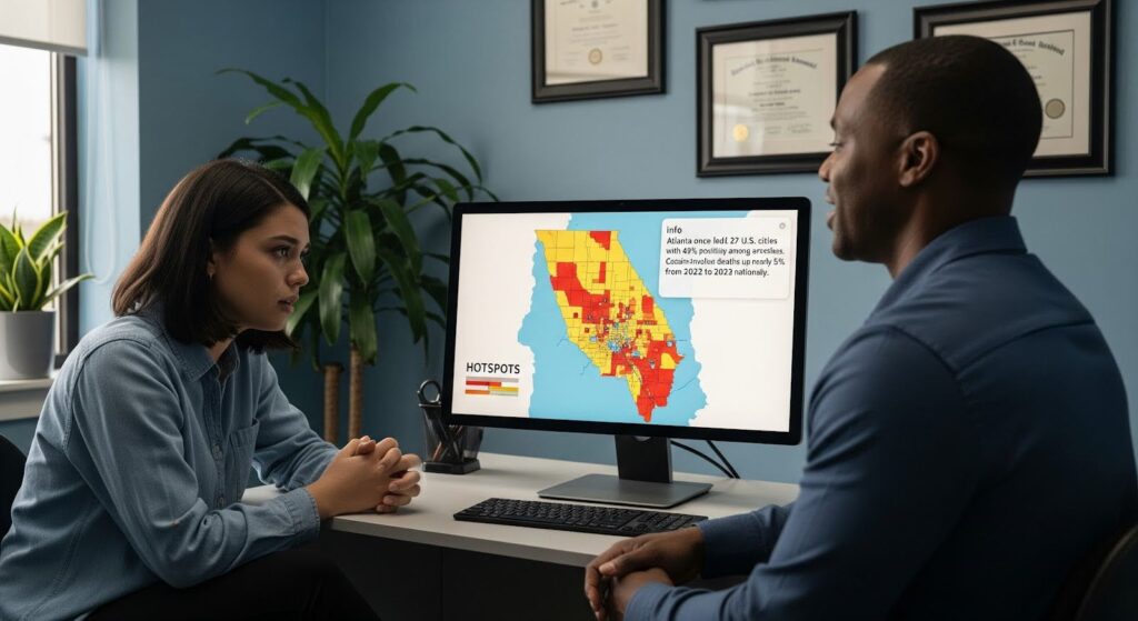 Atlanta metro cocaine uptick by ZIP code