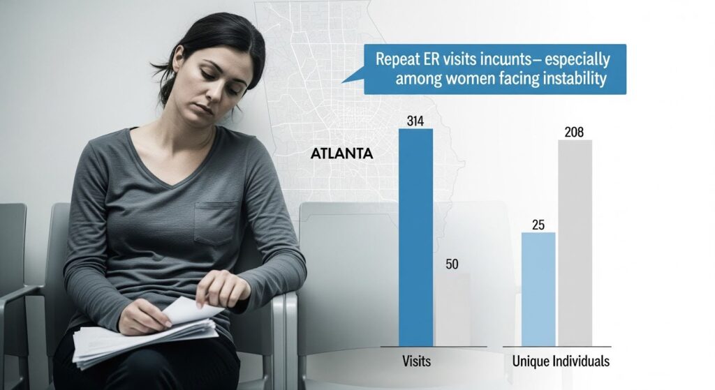 Women ER overdose data Atlanta