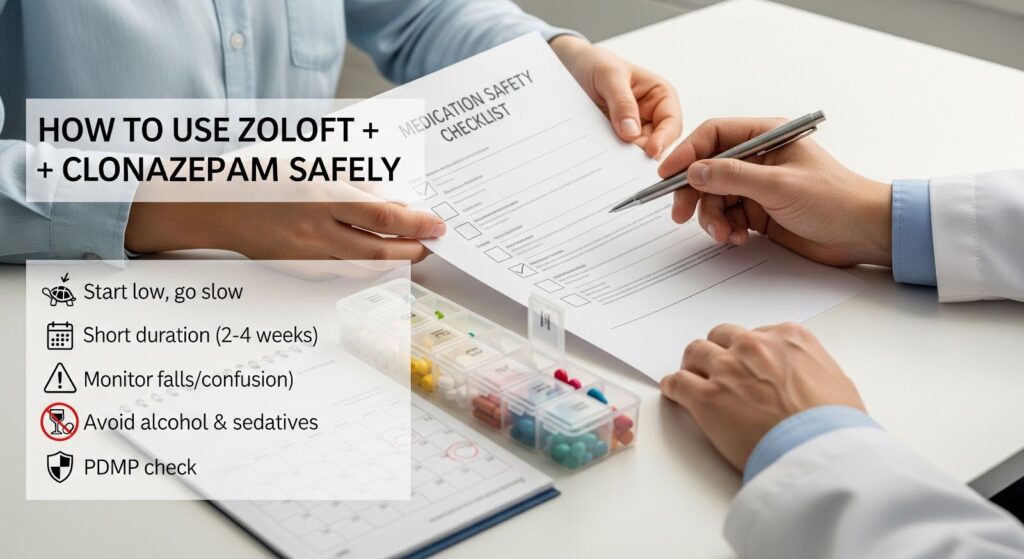 clonazepam and zoloft