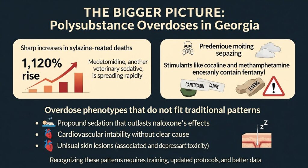 How New Drug-Supply Adulterants (like BTMPS) Could Change Overdose Response in Metro Atlanta? 2 how adulterants affect overdose response