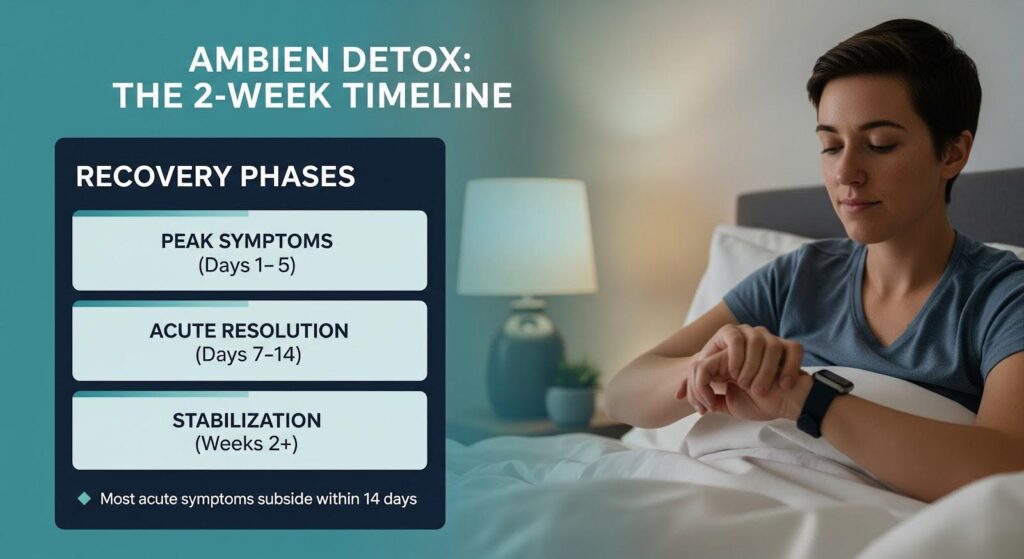 ambien detox timeline