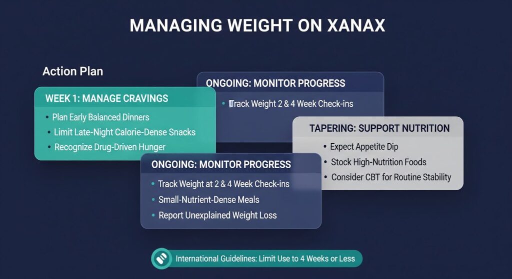 does xanax make you lose or gain weight 1