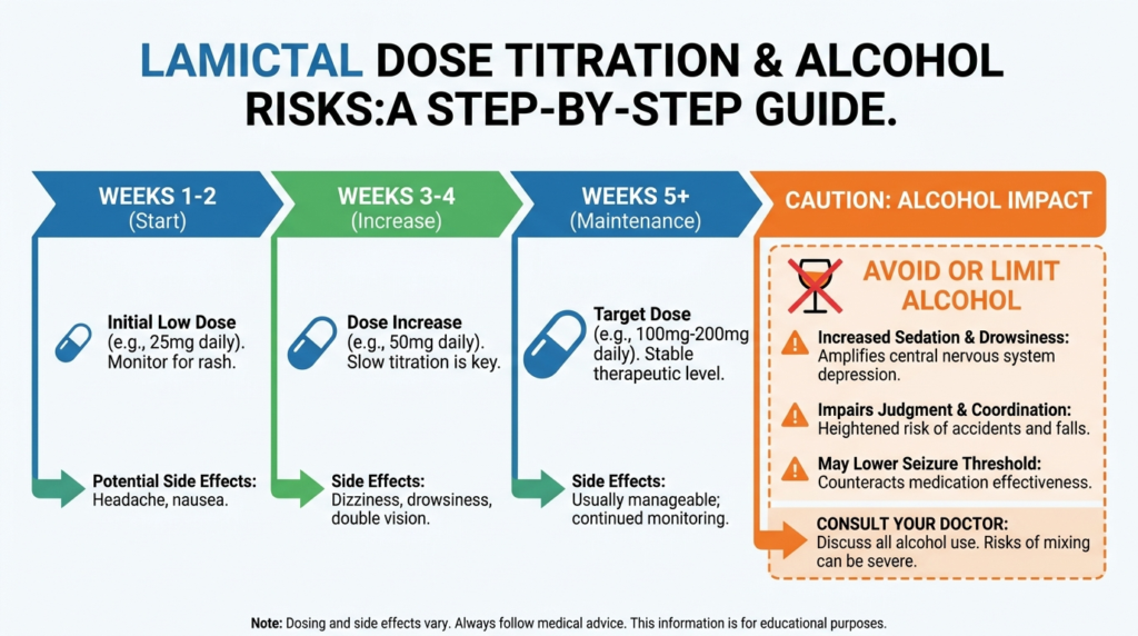 alcohol and lamictal
