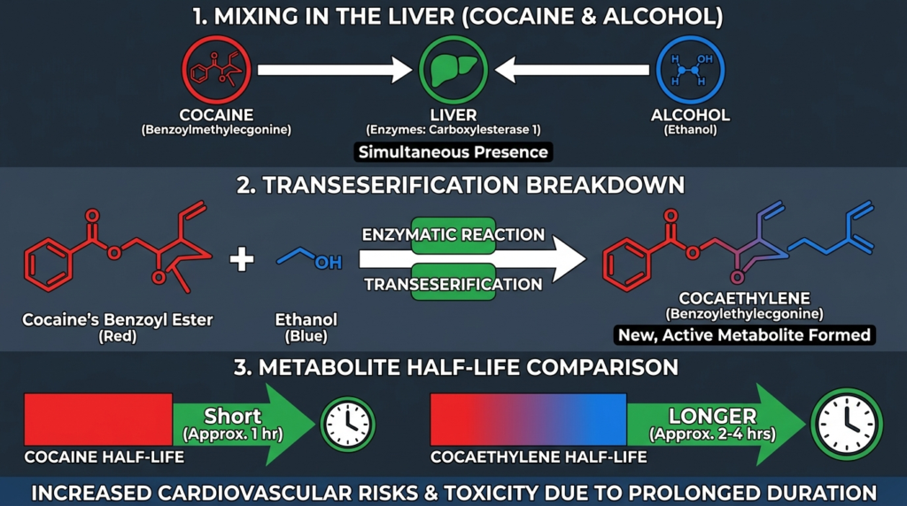 can you mix cocaine and alcohol