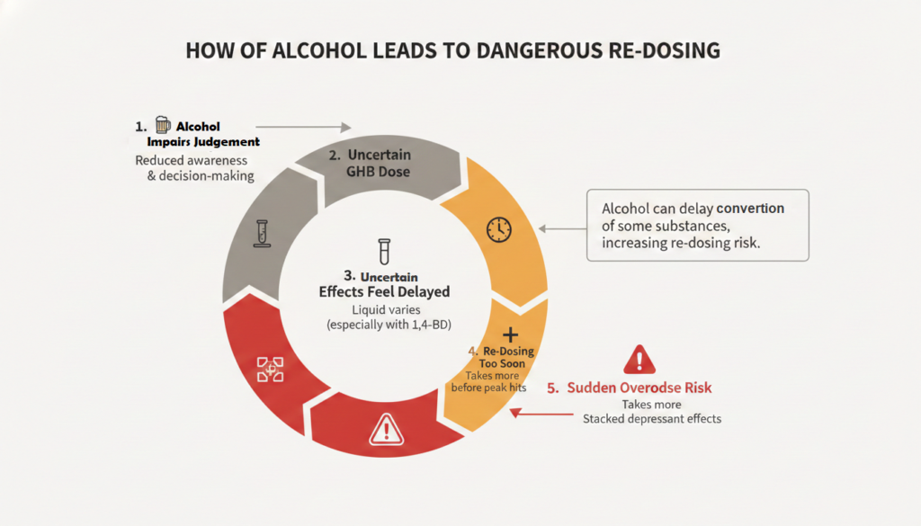 ghb and alcohol interactions