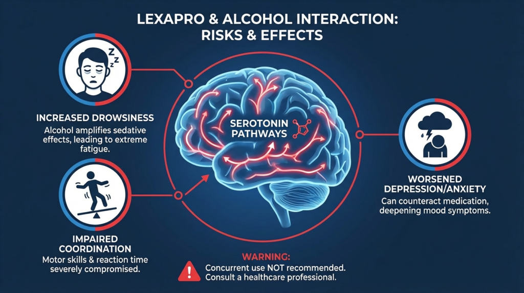 lexapro and alcohol interaction