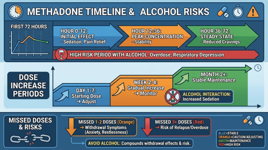 methadone and alcohol interaction