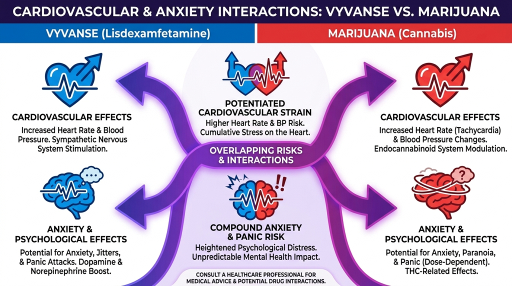 vyvanse and marijuana interaction