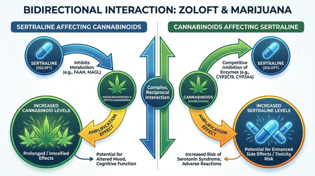 zoloft and marijuana interactions