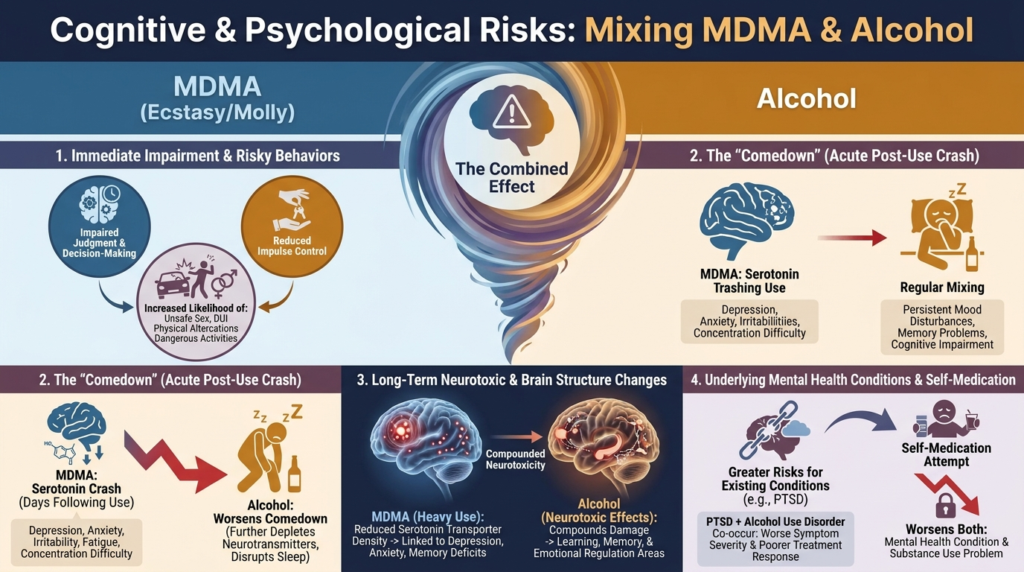MDMA and Alcohol: Risks & Effects of Mixing Molly and Alcohol 2 mixing alcohol and mdma