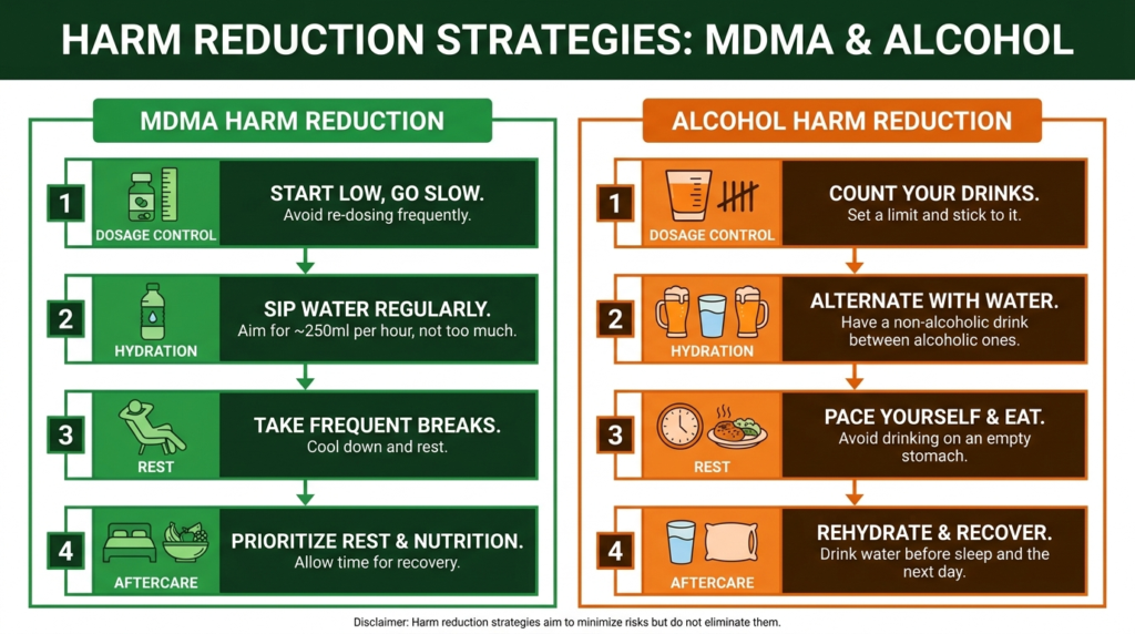 MDMA and Alcohol: Risks & Effects of Mixing Molly and Alcohol 3 mixing mdma and alcohol risks 1