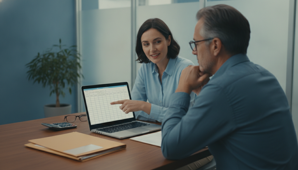 How Much Does Sober Living Cost? 2026 Price Guide & Insurance 2 Counselor explaining sober living insurance and monthly fees
