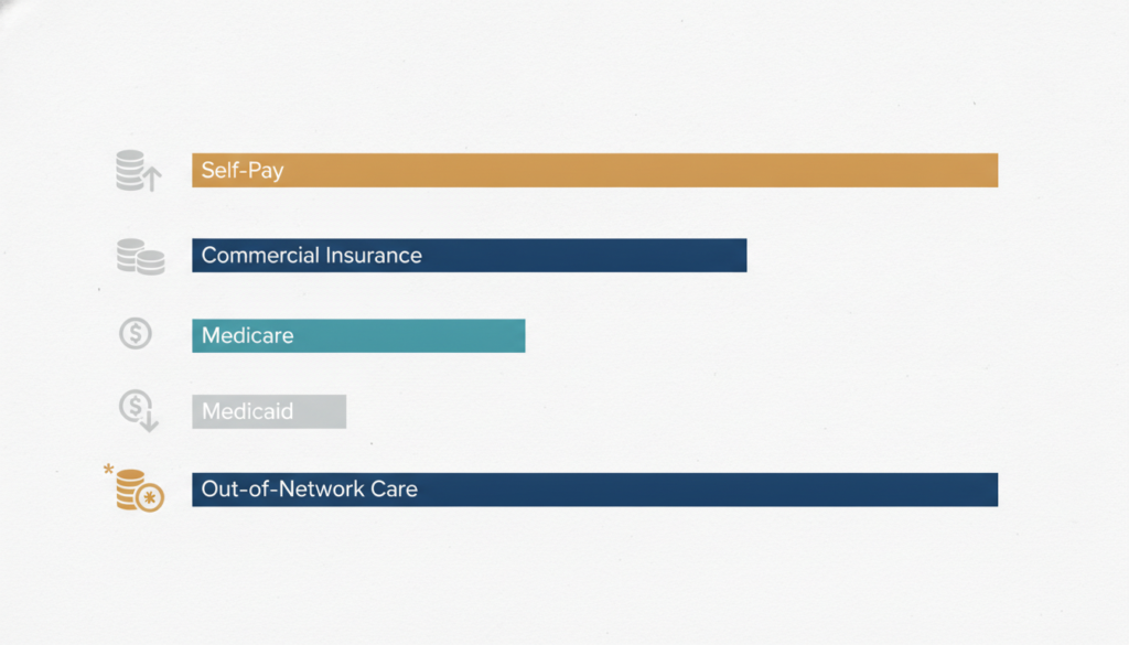 IOP Program Cost: What to Expect With & Without Insurance 2 IOP program cost comparison for self pay insurance Medicare and Medicaid